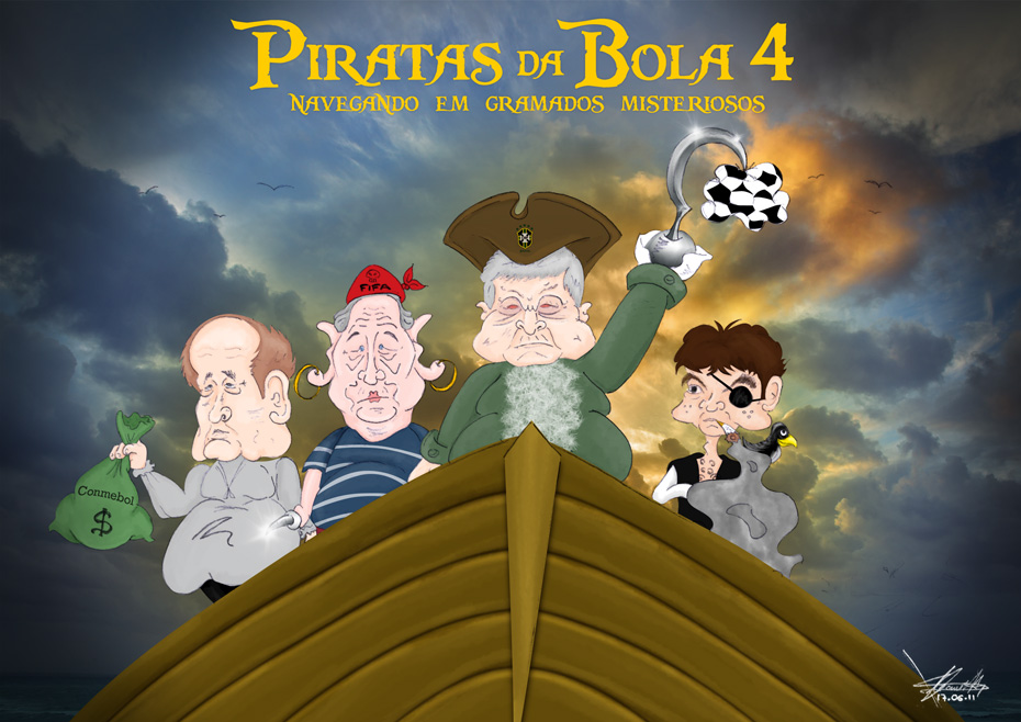 Charge do Barão: Piratas da Bola 4 - Navegando em Gramados Misteriosos
